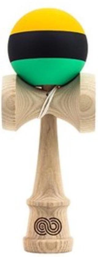 Kendama USA Kaizen - Trip Split - Orange Black Green 4 Kendama USA Kaizen - Trip Split - Orange Black Green - Afbeelding 2