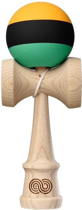 Kendama USA Kaizen - Trip Split - Orange Black Green 3 Kendama USA Kaizen - Trip Split - Orange Black Green