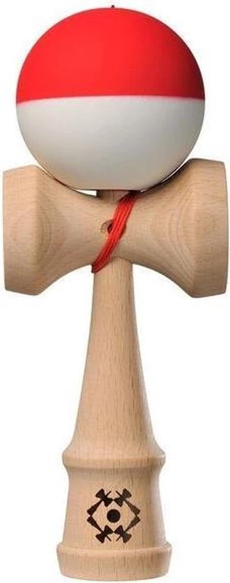 Kendama USA Tribute Halfsplit - Red/White 3 Kendama USA Tribute Halfsplit - Red/White