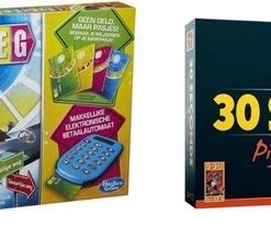 Hasbro Spellenbundel - 2 Stuks - Levensweg Elektronisch Bankieren & 30 Seconds