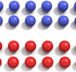 Turing Tumble - Extra Balletjes - 20 Blauw - 20 Rood