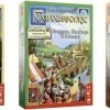 1006 GAMES Spellenbundel - 3 Stuks - Carcassonne Draak, Fee&Jonkvrouw & Bruggen, Burchten&Bazaars & Burgemeesters&Abdijen -spellen-voor-volwassenen Winkel 550x242