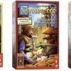 1004 GAMES Spellenbundel - 3 Stuks - Carcassonne Draak, Fee&Jonkvrouw & Kooplieden&Bouwmeesters & Burgemeesters&Abdijen -spellen-voor-volwassenen Winkel 550x244
