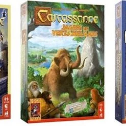 999 Games Spellenbundel - 3 Stuks - Carcassonne Draak, Fee En Jonkvrouw & Jagers En Verzamelaars & Kathedralen En Herbergen