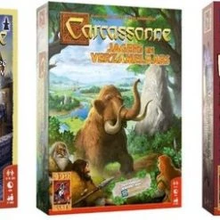 999 Games Spellenbundel - 3 Stuks - Carcassonne Draak, Fee&Jonkvrouw & Jagers&Verzamelaars & Kooplieden&Bouwmeesters