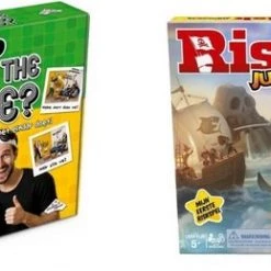Hasbro Spellenbundel - 2 Stuks - Who's The Dude & Risk Junior