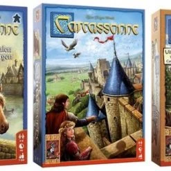 999 Games Spellenbundel - 3 Stuks - Carcassonne & Kathedralen En Herbergen & Burgemeesters En Abdijen