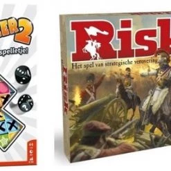 Merkloos Spellenbundel - 2 Stuks - Keer Op Keer 2 & Risk