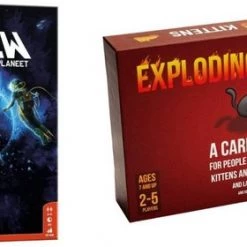 999 Games Spellenbundel - Kaartspellen - 2 Stuks - De Crew & Exploding Kittens