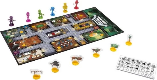 Hasbro Spellenbundel - 2 Stuks - Twister & Cluedo Junior 9 Hasbro Spellenbundel - 2 Stuks - Twister & Cluedo Junior - Afbeelding 7
