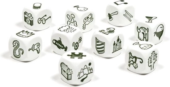 Merkloos Spellenbundel - Dobbelspel - 3 Stuks - Rory's Story Cubes Voyages, Astro & Emergency 7 Merkloos Spellenbundel - Dobbelspel - 3 Stuks - Rory's Story Cubes Voyages, Astro & Emergency - Afbeelding 5