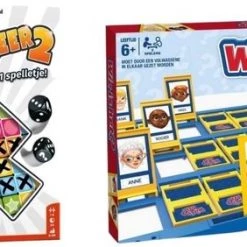 Merkloos Spellenbundel - 2 Stuks - Keer Op Keer 2 & Wie Is Het