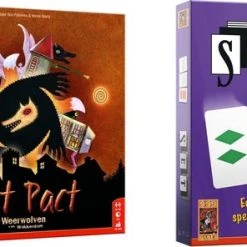 Merkloos Spellenbundel - Kaartspel - 2 Stuks - De Weerwolven Van Wakkerdam: Het Pact & SET!