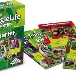 Merkloos Spellenbundel - Kwartet - 3 Stuks - Wildlife Kwartet & Junglelife Kwartet & Dino Kwartet -spellen-voor-volwassenen Winkel 550x296 8