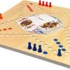 Clown Games Bordspel Keezen - Keezenspel Luxe Houten Uitvoering - Dubbelzijdig Spelbord Voor 4 En 6 Spelers -spellen-voor-volwassenen Winkel 550x298 3