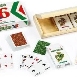 Dal Negro Kaartspel Burraco 6,3 X 8,8 Cm Karton Wit 6-delig