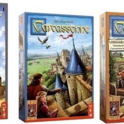 999 Games Spellenbundel - 3 Stuks - Carcassonne & Uitbreidingen De Toren & Burgemeesters En Abdijen