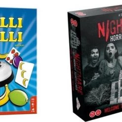 Merkloos Spellenbundel - 2 Stuks - Halli Galli & Nightmare Horror Adventures
