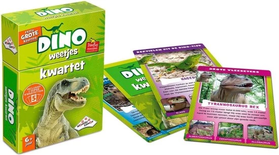 Merkloos Spellenbundel - Kwartet - 2 Stuks - Dino Kwartet & Sport Weetjes Kwartet 5 Merkloos Spellenbundel - Kwartet - 2 Stuks - Dino Kwartet & Sport Weetjes Kwartet - Afbeelding 3