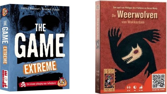 Merkloos Spellenbundel - Kaartspel - 2 Stuks - The Game Extreme & De Weerwolven Van Wakkerdam 3 Merkloos Spellenbundel - Kaartspel - 2 Stuks - The Game Extreme & De Weerwolven Van Wakkerdam