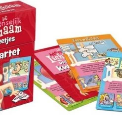 Merkloos Spellenbundel - Kwartet - 3 Stuks - Wildlife Kwartet & Junglelife Kwartet & Menselijk Lichaam -spellen-voor-volwassenen Winkel 550x310 7
