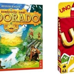 999 Games Spellenbundel - 2 Stuks - De Zoektocht Naar El Dorado & Uno