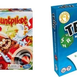 Merkloos Spellenbundel - 2 Stuks - Stef Stuntpiloots & Trice
