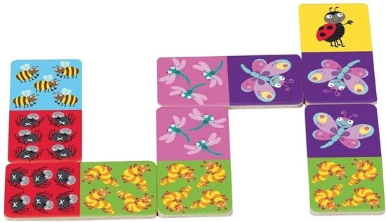 Moses Domino Insecten 28 Stukjes 3 Moses Domino Insecten 28 Stukjes
