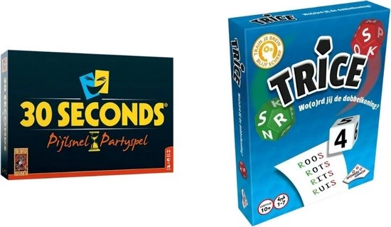 Merkloos Spellenbundel - 2 Stuks - 30 Secondss & Trice 3 Merkloos Spellenbundel - 2 Stuks - 30 Secondss & Trice
