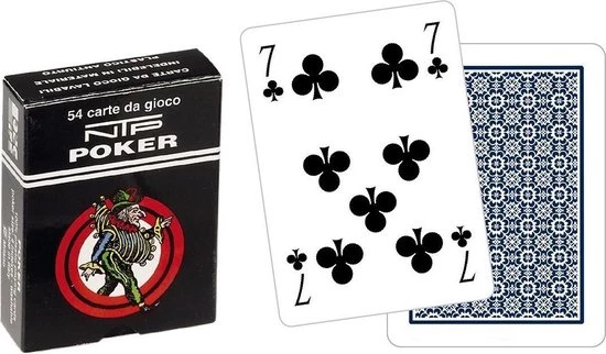Dal Negro Speelkaarten Poker Karton Blauw 3 Dal Negro Speelkaarten Poker Karton Blauw