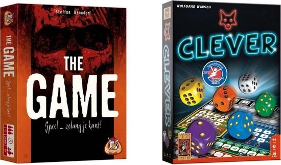 999 Games Spellenbundel - Kaartspel - 2 Stuks - The Game & Clever 3 999 Games Spellenbundel - Kaartspel - 2 Stuks - The Game & Clever