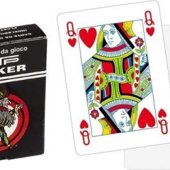 Dal Negro Speelkaarten Poker Karton Wit