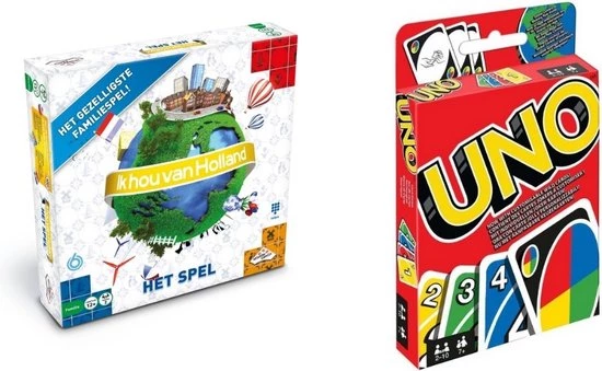Hasbro Spellenbundel - 2 Stuks - Ik Hou Van Holland & Uno 3 Hasbro Spellenbundel - 2 Stuks - Ik Hou Van Holland & Uno