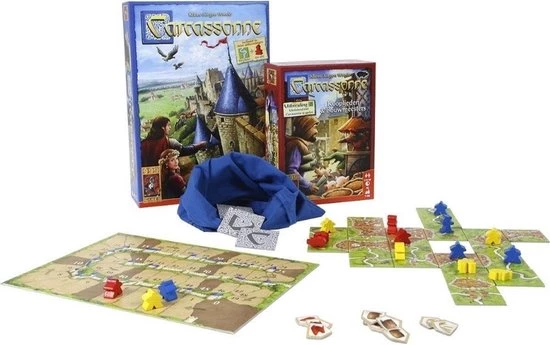 999 Games Spellenbundel - 3 Stuks - Carcassonne & Uitbreidingen De Toren & Kooplieden En Bouwmeesters 12 999 Games Spellenbundel - 3 Stuks - Carcassonne & Uitbreidingen De Toren & Kooplieden En Bouwmeesters - Afbeelding 10