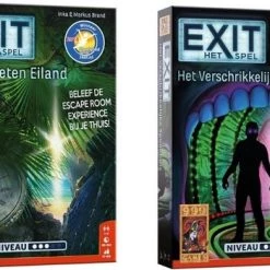 999 Games Spellenbundel - 2 Stuks - Exit - Het Vergeten Eiland & Het Verschrikkelijke Spookhuis