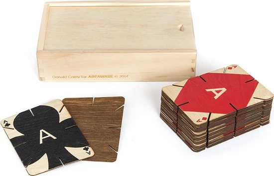 Areaware - Houten Kaartspel 6 Areaware - Houten Kaartspel - Afbeelding 4