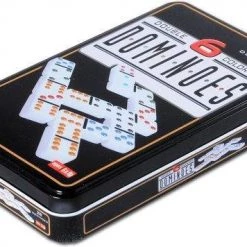 Merkloos Longfield Games Domino Dubbel 6 - Blik