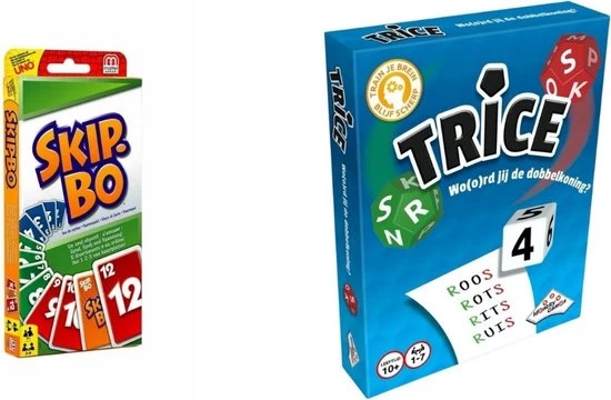 Merkloos Spellenbundel - 2 Stuks - Skip-Bos & Trice 3 Merkloos Spellenbundel - 2 Stuks - Skip-Bos & Trice