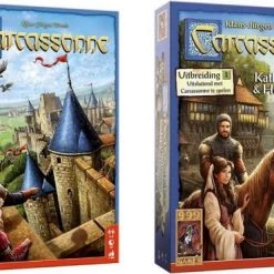 999 Games Spellenbundel - 2 Stuks - Carcassonne & Carcassonne Kathedralen En Herbergen - Uitbreiding