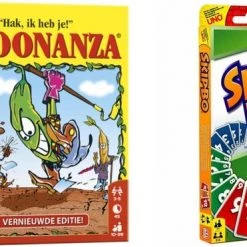 Merkloos Spellenbundel - Kaartspellen - 2 Stuks - Boonanza & Skip-Bo