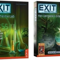 999 Games Spellenbundel - 2 Stuks - Exit - Het Geheime Lab & Het Vergeten Eiland