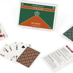 Dal Negro Kaartspel Burraco 6,3 Cm Karton Groen/oranje 110 Stuks