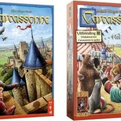 999 Games Spellenbundel - 2 Stuks - Carcassonne & Carcassonne: Het Circus