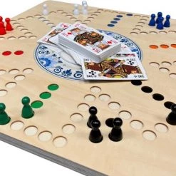 Clown Games Bordspel Keezen - Keezenspel Luxe Houten Uitvoering - Dubbelzijdig Spelbord Voor 4 En 6 Spelers 7 Clown Games Bordspel Keezen - Keezenspel Luxe Houten Uitvoering - Dubbelzijdig Spelbord Voor 4 En 6 Spelers -spellen-voor-volwassenen Winkel 550x382 4
