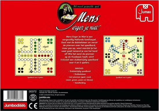 Hasbro Spellenbundel - 2 Stuks - Mens Erger Je Niet & Risk Junior 5 Hasbro Spellenbundel - 2 Stuks - Mens Erger Je Niet & Risk Junior - Afbeelding 3