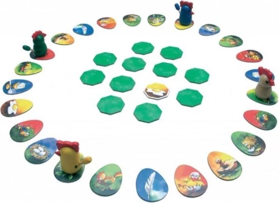 Hasbro Spellenbundel - 2 Stuks - Jakkiebak! Kippenkak! & Risk Junior 5 Hasbro Spellenbundel - 2 Stuks - Jakkiebak! Kippenkak! & Risk Junior - Afbeelding 3