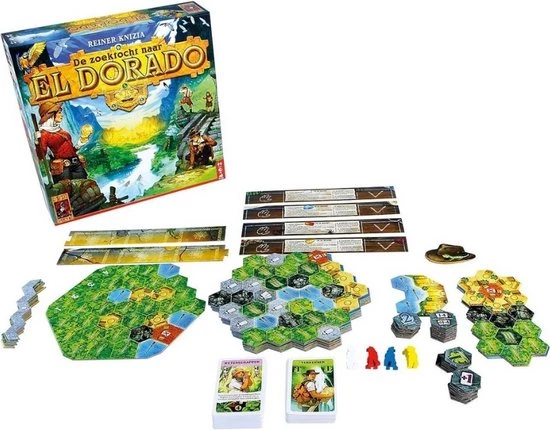 999 Games Spellenbundel - 2 Stuks - De Zoektocht Naar El Dorado & Halli Galli 6 999 Games Spellenbundel - 2 Stuks - De Zoektocht Naar El Dorado & Halli Galli - Afbeelding 4