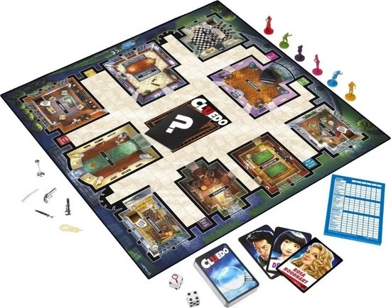 Merkloos Spellenbundel - 2 Stuks - Cluedo & Cluedo Junior 6 Merkloos Spellenbundel - 2 Stuks - Cluedo & Cluedo Junior - Afbeelding 4
