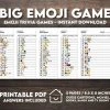 Virtual Emoji Quiz Game, Printable Emoji Pictionary Games, Instant Download, Boeken, TV Shows, Movie Quiz, Music Emoji, Family Party Games -spellen-voor-volwassenen Winkel 550x439 2