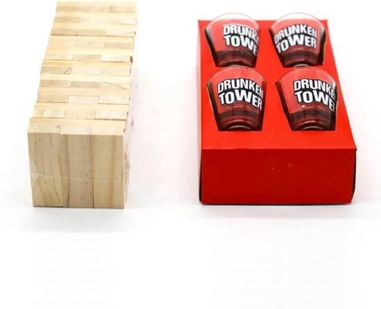 CRYTIVE Drankspel - Drunken Tower Drankspel - Drankspel - Drankspel Inclusief 4 Shot Glaasjes 8 CRYTIVE Drankspel - Drunken Tower Drankspel - Drankspel - Drankspel Inclusief 4 Shot Glaasjes - Afbeelding 6
